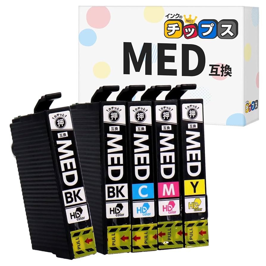 Amazon.co.jp: インクのチップス エプソン用 MED(メダマヤキ